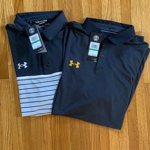 NWT Men’s Under Armor Polo Lot size Large